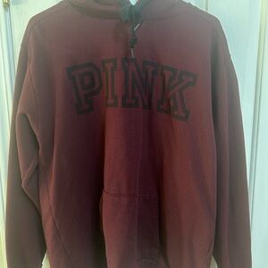 PINK Victoria's Secret Maroon Hoodie
